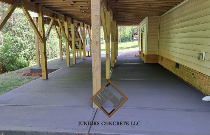 Juniors Concrete LLC,Concord Nc,Sidewalk,Driveway,Slabs,Footer,Stamp Concrete,Retaining Wall,Pavers,Grading (12)